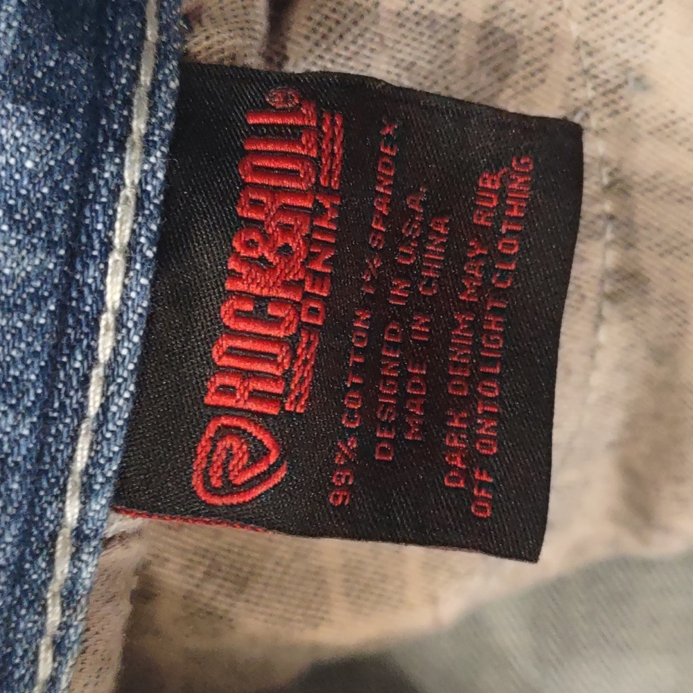 ROCK& ROLL SLIM STRAIGHT LEG JEANS. - Picture 6 of 17